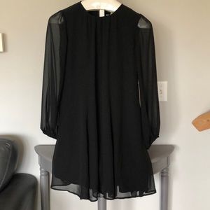 New York & Company Eva Mendes Black Dress 6 NWT